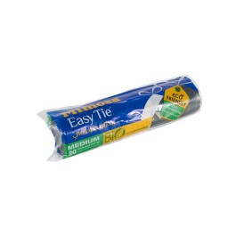 Mimosa Trash Bag Easy Tie Bio Medium Black