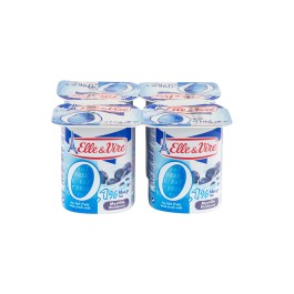 Elle+vire Dessert Lacte Myrtille Light