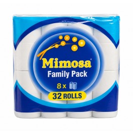 Mimosa Toilet Tissues Family Pack 2ply