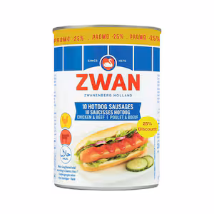 Zwan Beef Hot Dogs 200GR Special Price