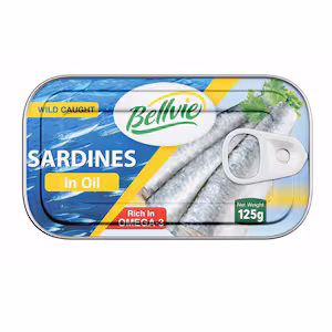 BELLVIE SARDINE IN VEG OIL 125G