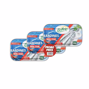 BELLVIE SARDINE CHILI 125GX3
