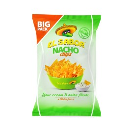 El Sabor Nacho Chips Sour Cream And Onions