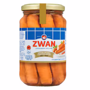 Zwan Beef Hot Dogs In Jars 180GR